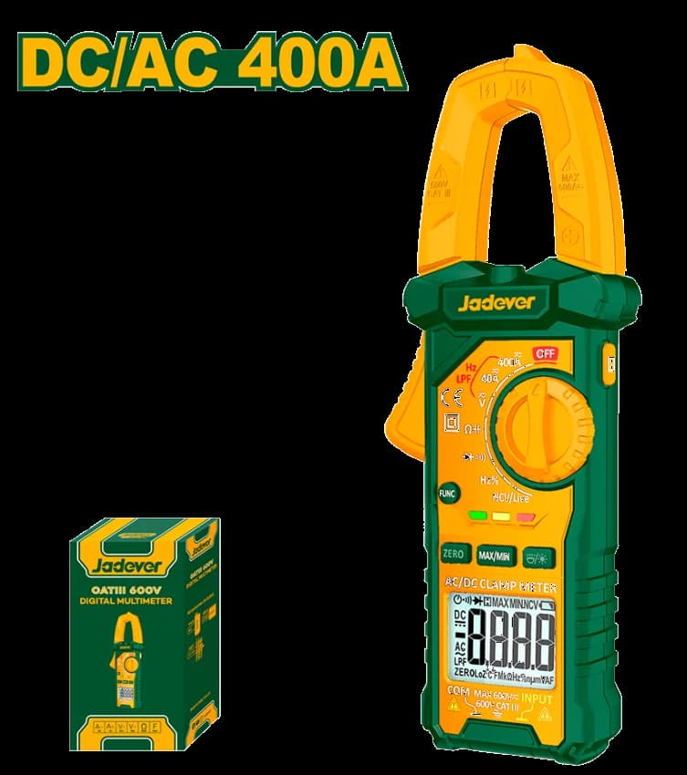 Pinza amperométrica AC/DC 400A - JADEVER