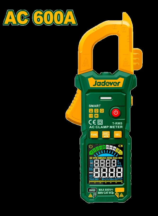 Pinza amperométrica AC 600A - JADEVER