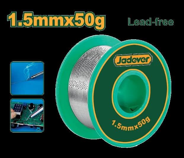 Alambre de estañosin plomo 1,5 mm - JADEVER