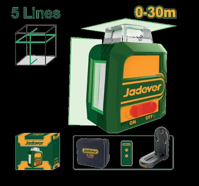 Nivel laser autonivelante de 5 líneas - JADEVER