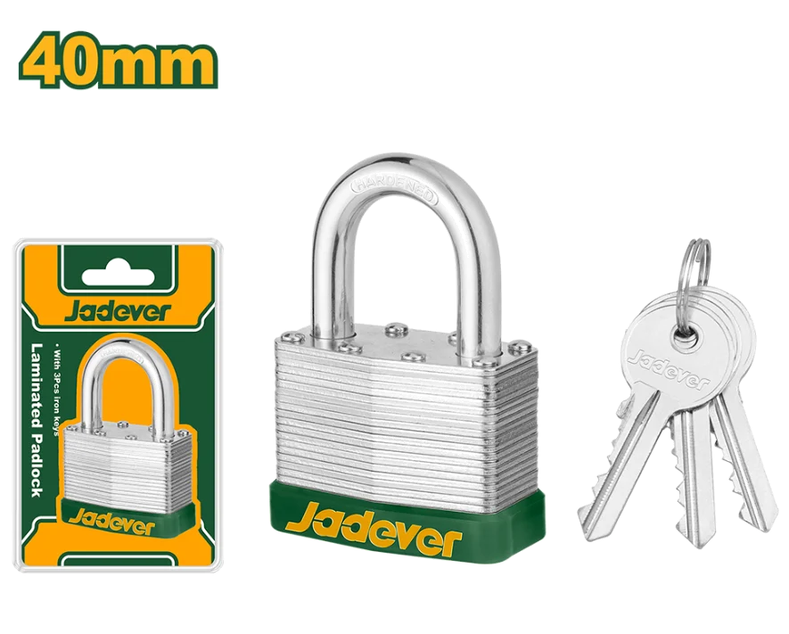 Candado Acero Laminado niquelado 40mm - JADEVER