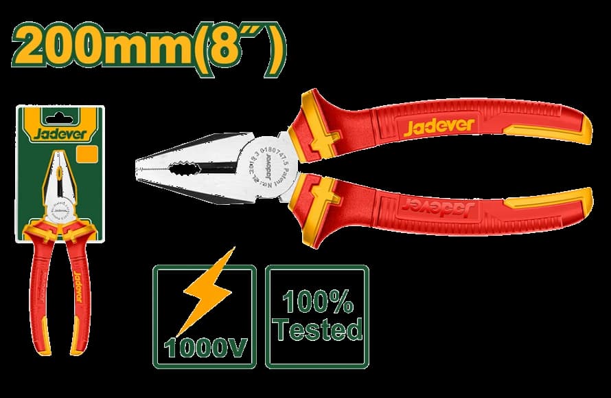 Pinza Aislada 200mm - JADEVER