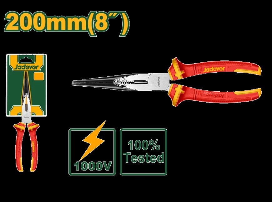 Pinza Punta Aislada 200mm - JADEVER