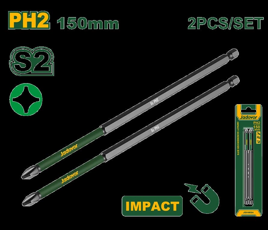 Set de Puntas x2 PH2 150mm - JADEVER