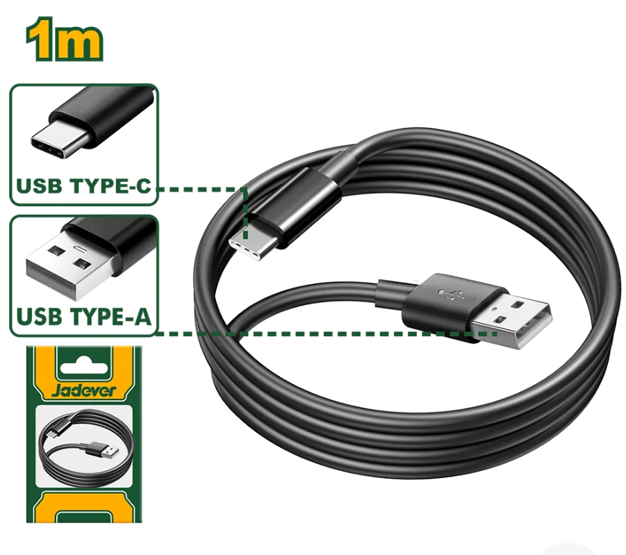 Cable USB-A/USB-C 3A - JADEVER