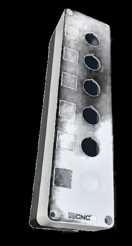 Botonera C- 5 Agujeros D22 PVC - CNC