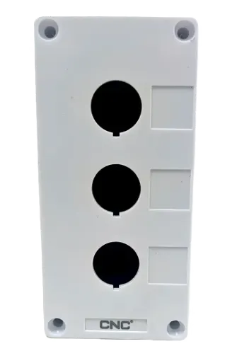 Botonera C- 3 Agujeros D22 PVC - CNC