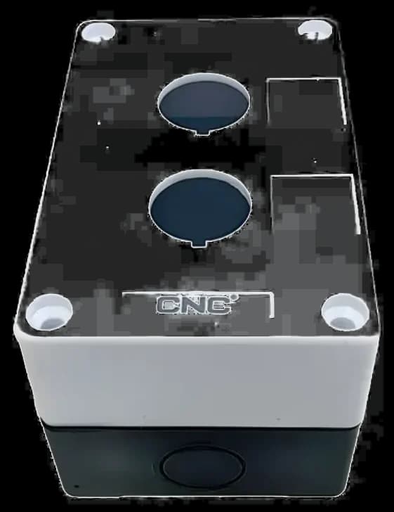 Botonera C- 2 Agujeros D22 PVC - CNC