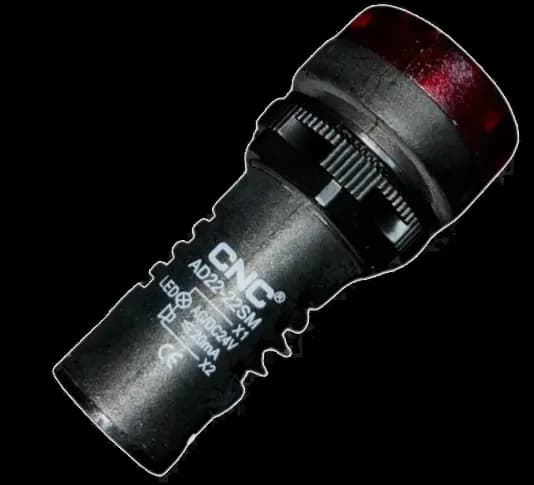 Zumbador 220VCA D22 Rojo S-destello - CNC