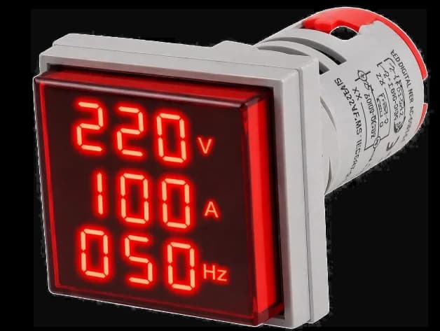 Amperimet-voltim-frecuenc Din Dig - CNC