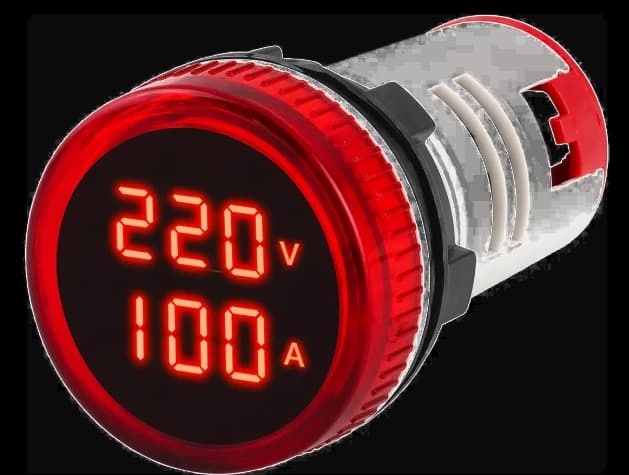 Amperimet-voltim Digital Rojo 50-500VC - CNC