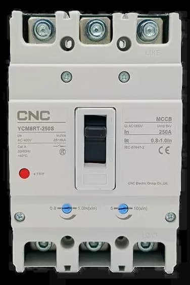 Termomagnética Comp 3X 250A 35KA TM Ajustable - CNC